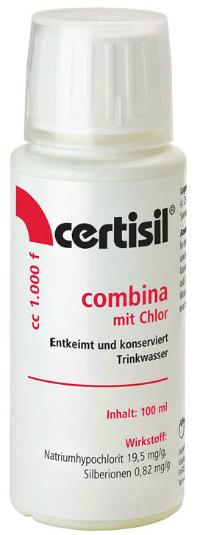 100ml Wasserdesinfektion flüssig Certisil® Combina