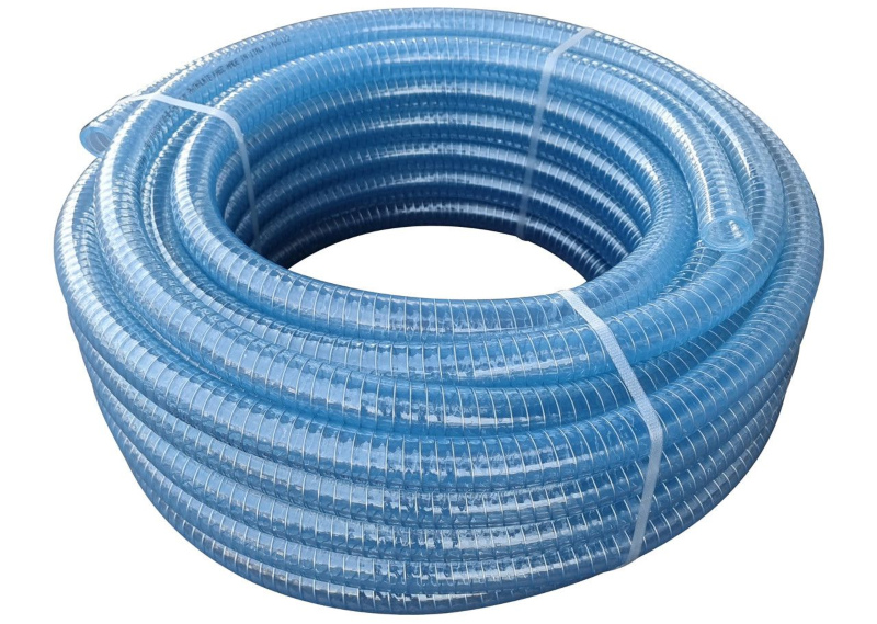 19mm 3/4" (30m) Spiralschlauch Saug-/Druckschlauch Transparent 