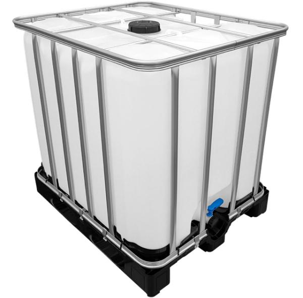 1000l IBC Container UNGESPÜLT (SIRUP) auf PE-Palette 