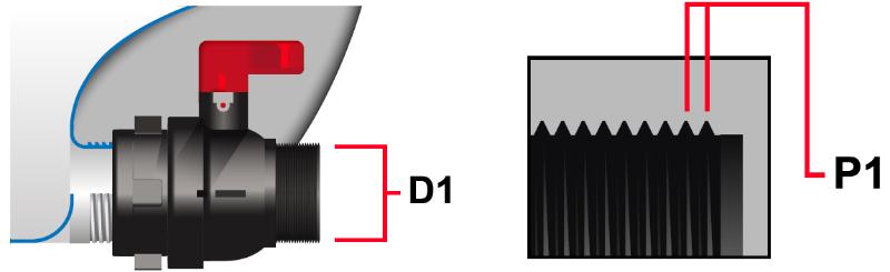 BSP-2-Feingewinde