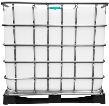 1000l IBC Wassertank GESPÜLT (SIRUP) auf PE-Palette