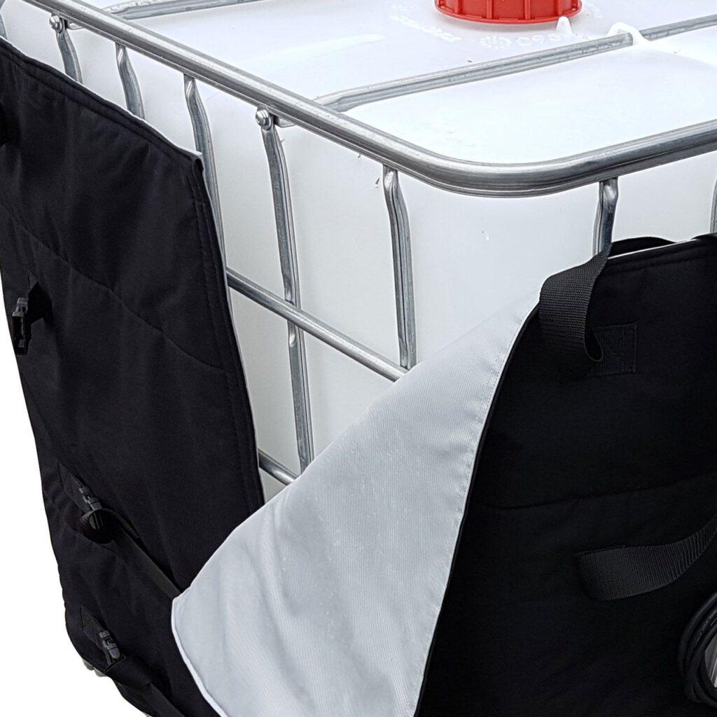 1000l IBC Heizmantel +Set Thermostat mit Isolierdeckel (230V) 