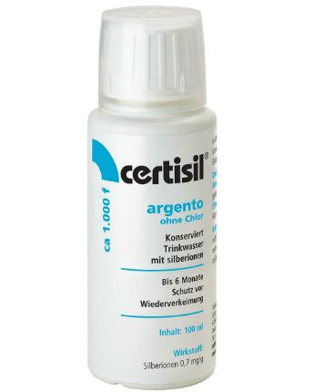 100ml Trinkwasser Stabilisator Argento flüssig Certisil®