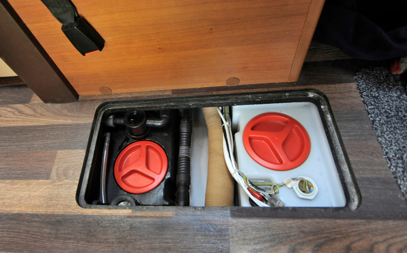 Wassertanks im Wohnmobil