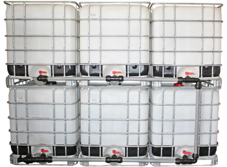IBC Adapter S60x6 - Tankverbindung 6 IBC neben-/übereinander 50mm Rohr