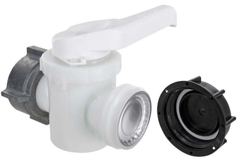 Sotralentz IBC Zylinderhahn S60x6 (60mm) Alu Überwurf FKM/Viton DN50