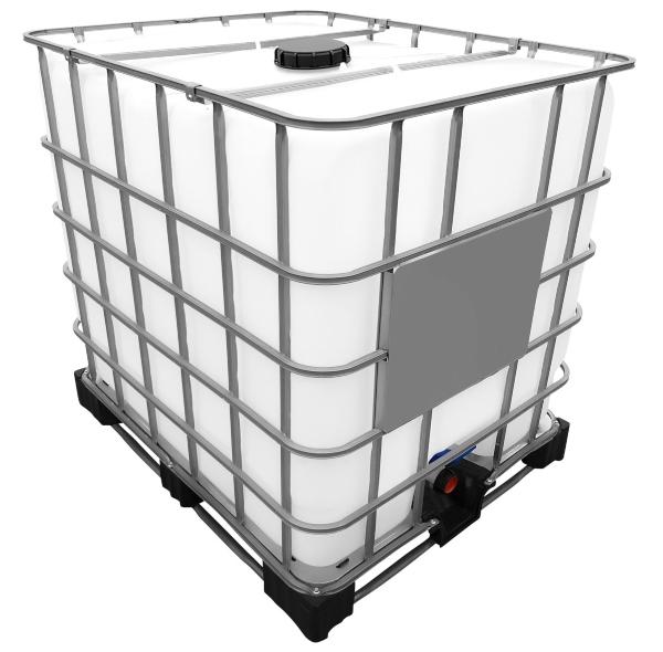 1000l IBC Container auf Stahl PE-Palette REBOTTLED ibc-nutzwassertank