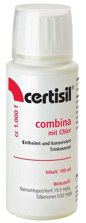 100ml Wasserdesinfektion Combina flüssig Certisil