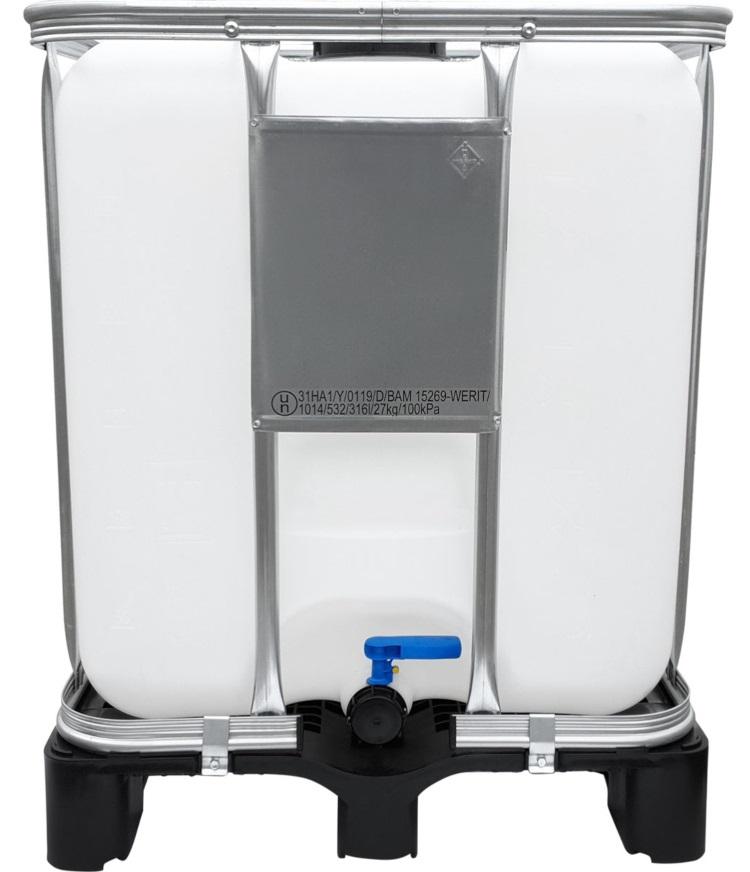300l IBC Container UN-Zulassung auf PE-Palette NEU Containerpaletten aus Kunststoff