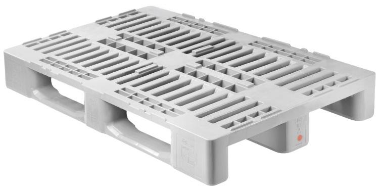 H1 Hygiene Europalette (mit Rand) 1200 x 800 mm Containerpaletten aus Kunststoff