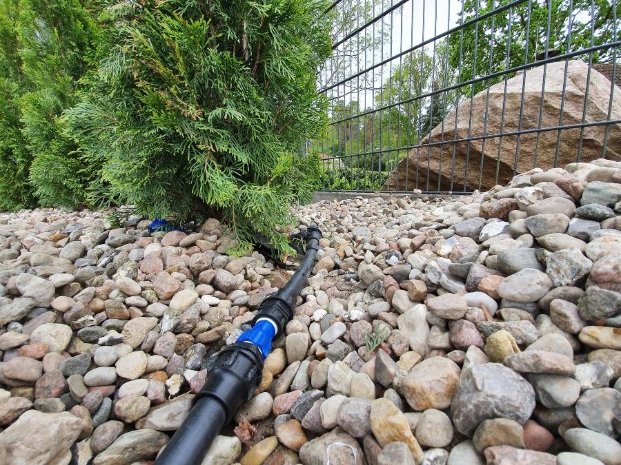 PE-HD Druckrohr für Brauchwasser und als Verteilerrohr im Garten