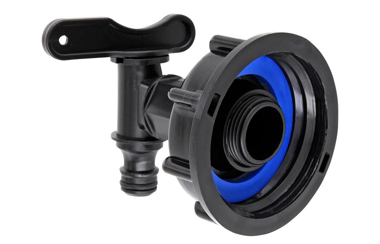 IBC Adapter S60x6 - MINI Auslauf Hahn 
