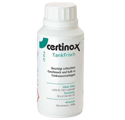 500g Tankaufbereitung Tankfrisch Pulver Certinox Regenwasserzisterne