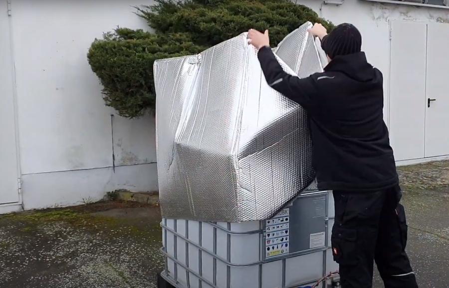 IBC-Tank frostfrei halten IBC-Tank frostfrei halten