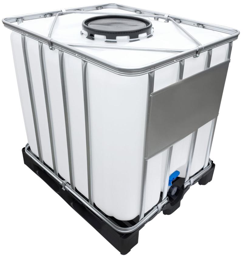 1000l IBC Container (Mannloch DN 400) auf PE-Palette NEU