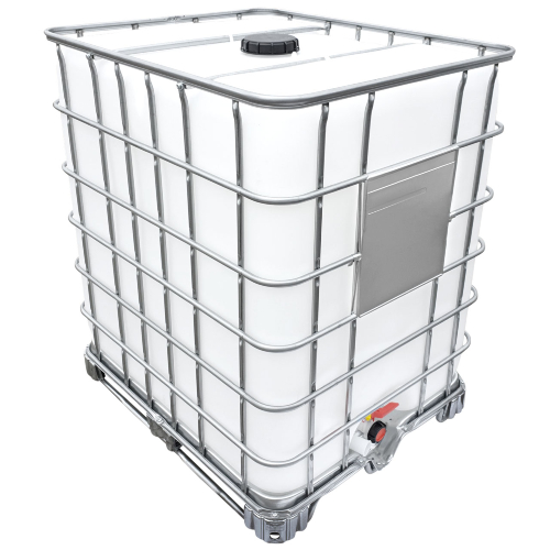 1250l IBC Container auf Stahlpalette 