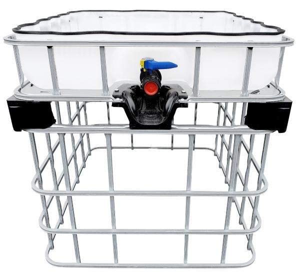 200l IBC Neuwertig-Rebottled Podest Farming Speicher SOLO