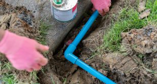 PVC Rohr als Bewässerungsrohr