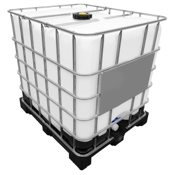 1000l IBC Wassertank auf Kunststoffpalette | gespült