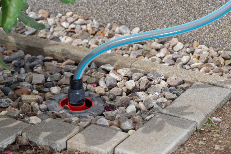 Wasseranschlussdose im Garten nutzen