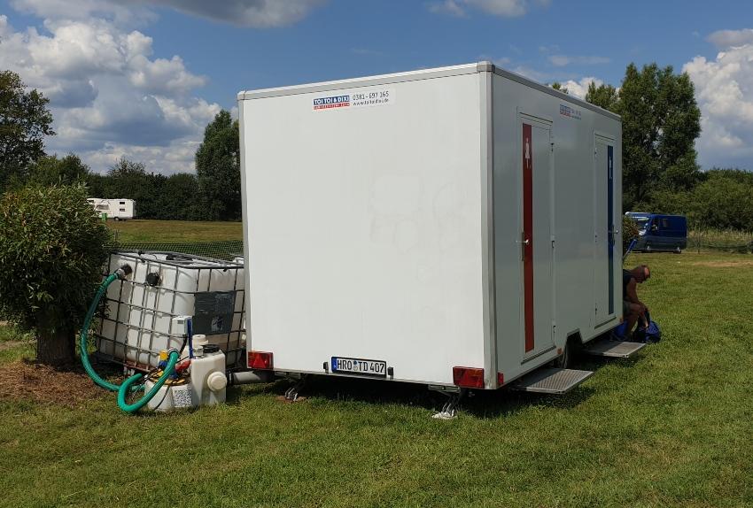 IBC Container als mobile Wasserversorgung