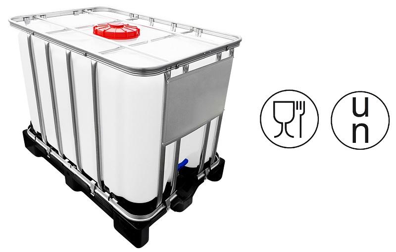 600l IBC Container UN-Zulassung auf PE-Palette NEU