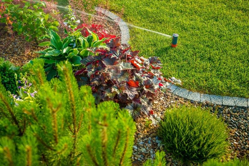 Versenkbare Wassersprenger für den Garten