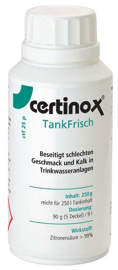 500g Tankaufbereitung Tankfrisch Pulver Certinox