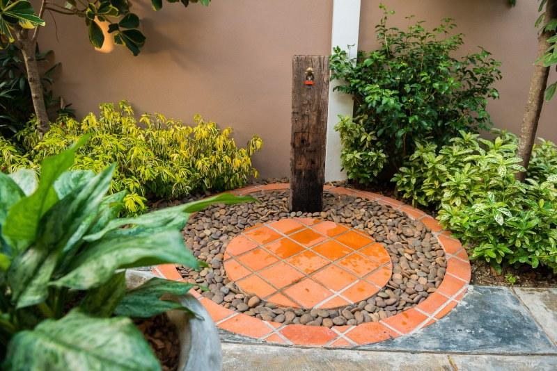 Außenzapfstelle im Garten