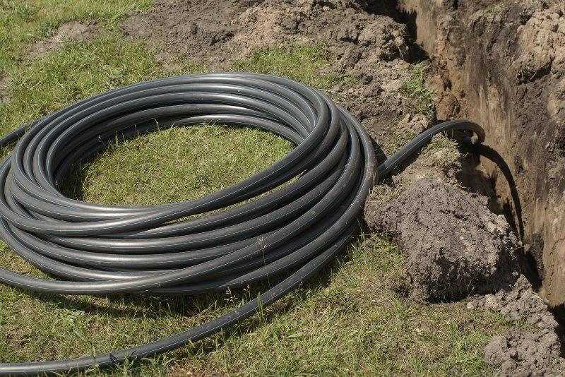 Kaltwasserleitung im Garten verlegen