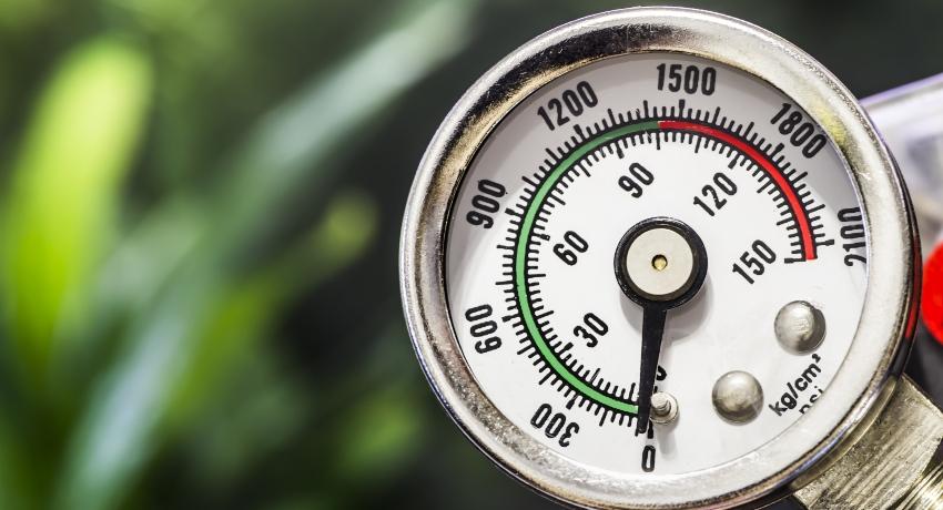 Manometer - Wasserdruck im IBC