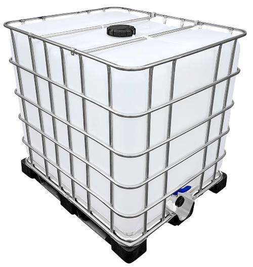 1000l IBC Wassertank auf PE-Palette (FOOD) REBO NEUWERTIG