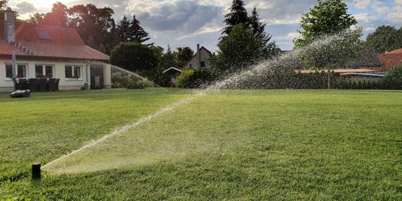 Gartenbewässerung Versenkregner Wurfweite