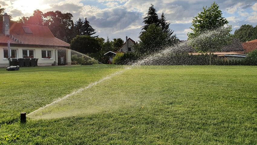 Gartenbewässerung Versenkregner Wurfweite
