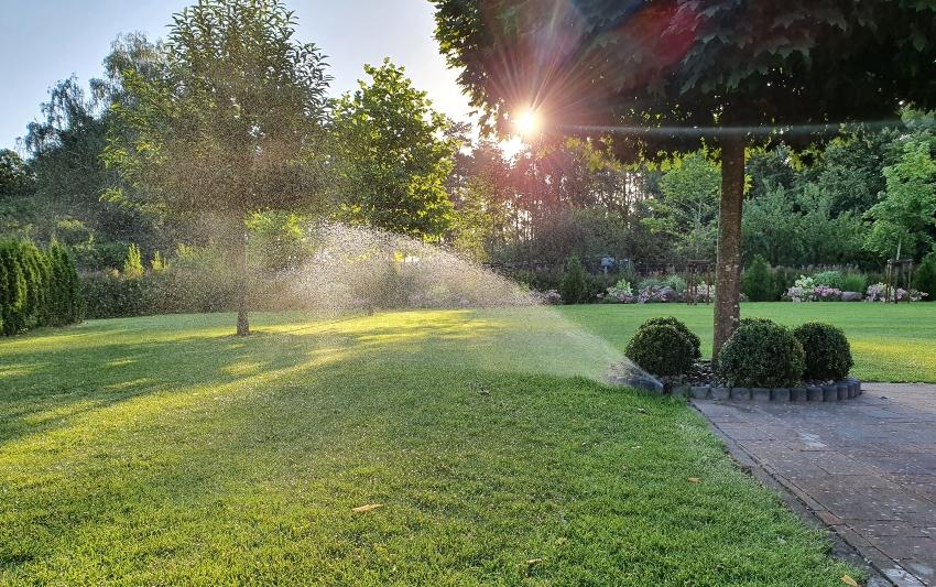 Gartenbewässerung Versenkregner