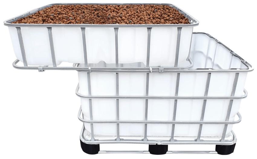 600/200l IBC KUBIKGARDEN Hochbeet Modern Farming Speicher +SET