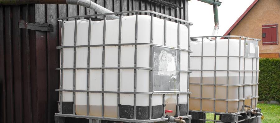 Regenwasseranlage mit IBC-Technik