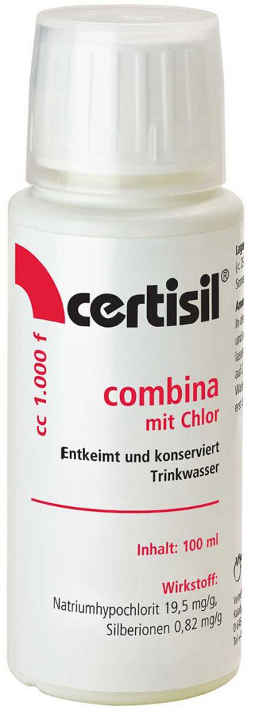 100ml Wasserdesinfektion Combina flüssig Certisil