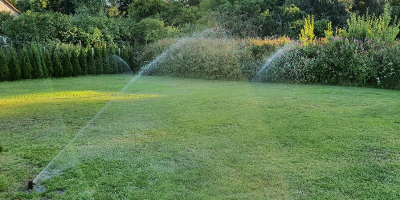 Automatische Gartenberegnung