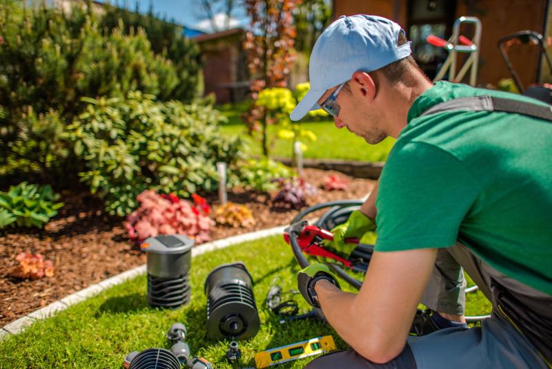 Gartenbewässerung verlegen