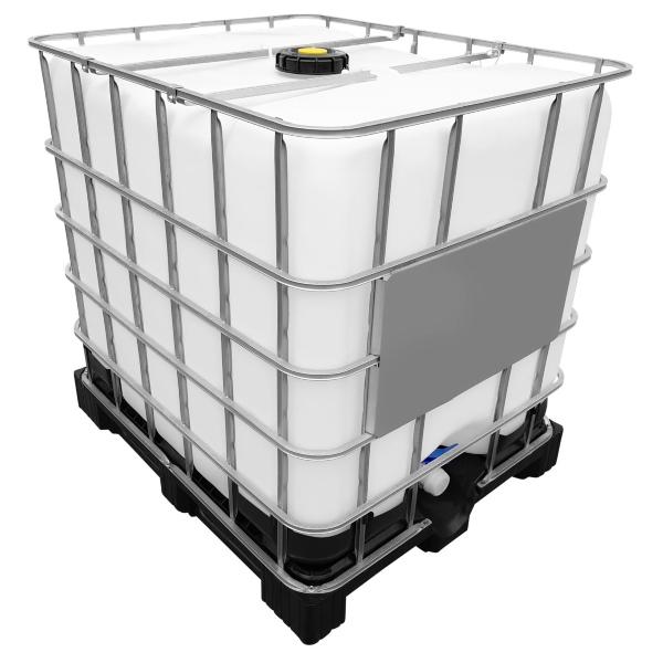 1000l IBC Wassertank GESPÜLT auf PE-Palette