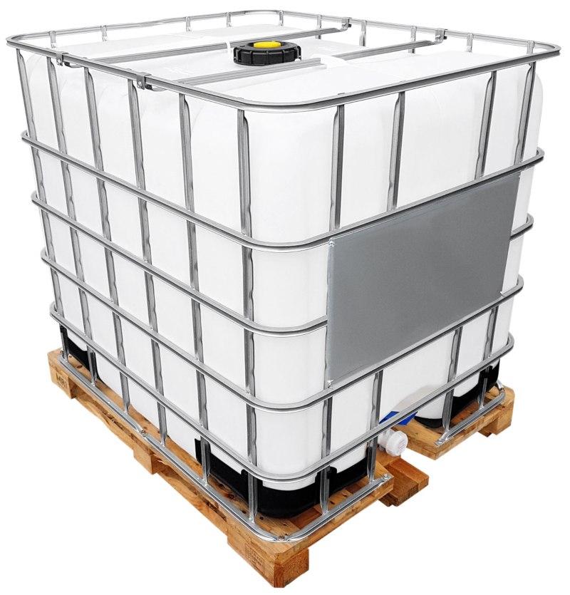 1000l IBC Wassertank Gebraucht/Gespült auf Holzpalette Holzlagerung