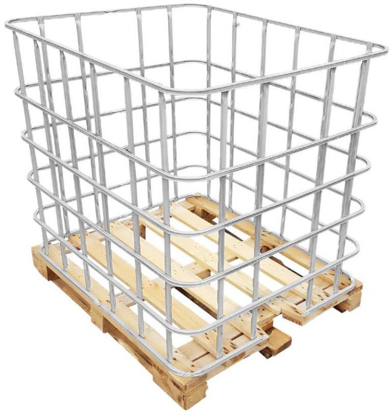 IBC Gitterbox zur Holzlagerung - REKUBIK® Magazin