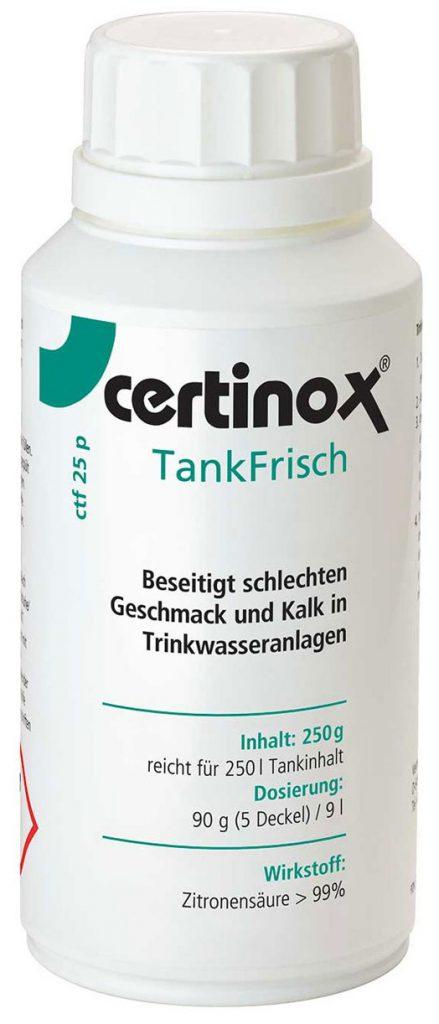 500g Tankaufbereitung Tankfrisch Pulver Certinox