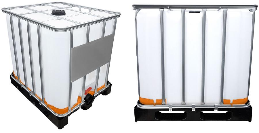 1000l IBC Container EX-Schutz UN auf PE-Palette NEU - Gefahrgutbehälter aus Kunststoff