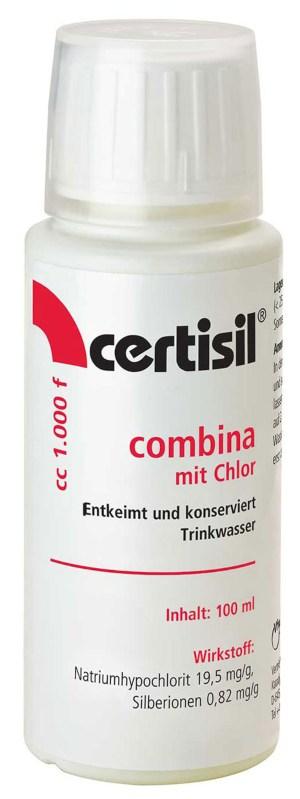 100ml Wasserdesinfektion Combina flüssig Certisil