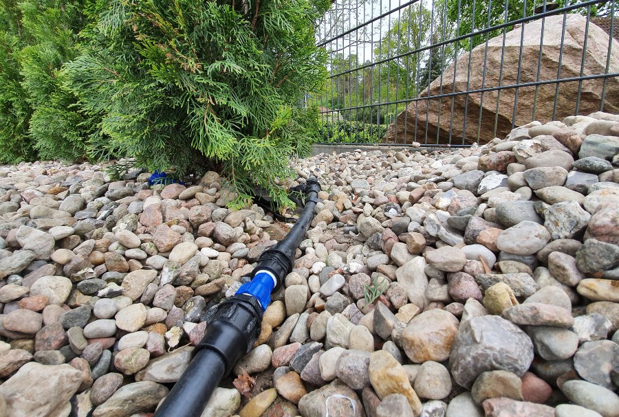 PE-Druckrohr PN6 für Bewässerung - Gartenbewässerung-Rohrsystem planen und verlegen