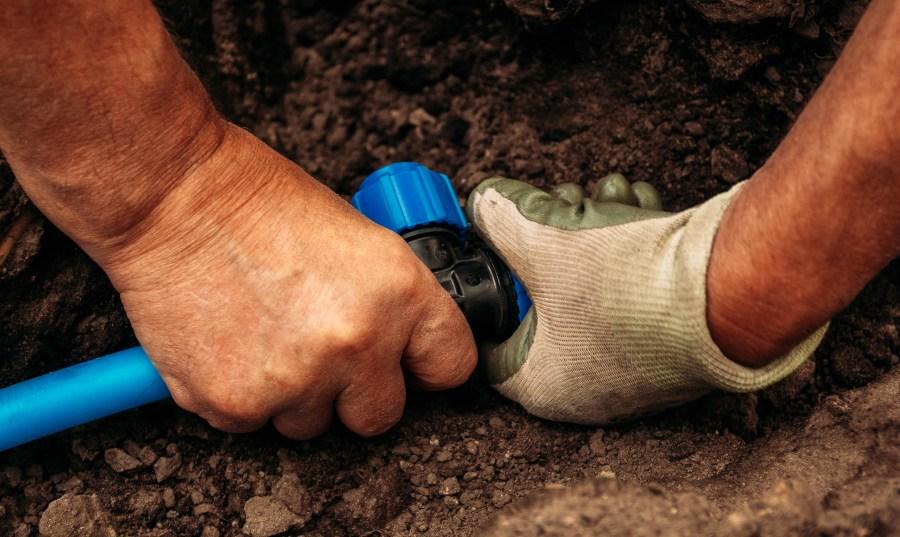 Rohrverbinder für die Gartenbewässerung