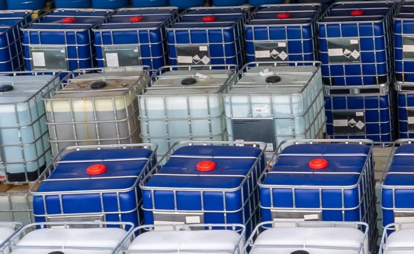 Den IBC Container lackieren