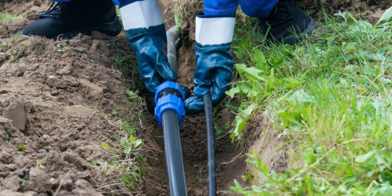 Wasserschläuche für die Erdverlegung